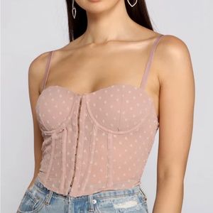 Pink women’s corset size medium